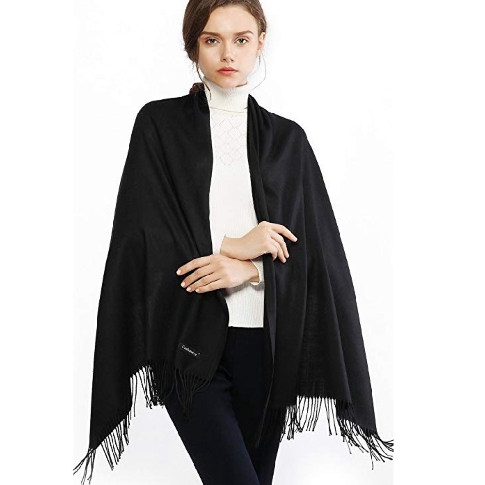 Black shawl